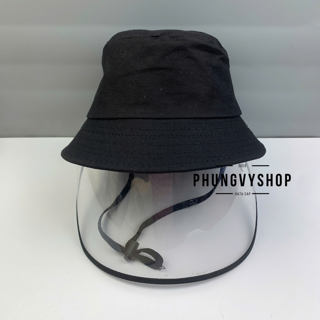 BÉ 2-5 Tuổi_Mũ chống giọt bắn chắn gió bụi mưa bucket tai bèo vành phungvyshop-nón / Bo "KIẾNG" TRUNG TRƠN/