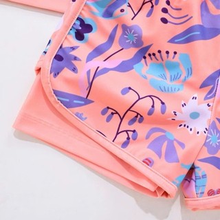 BK25 Đồ bơi bé gái BONBON KIDS dáng rời gồm áo+ quần đùi 2 lớp hoạ tiết Kurumi,bộ đồ đi tắm biển bé size 10- 45 kg