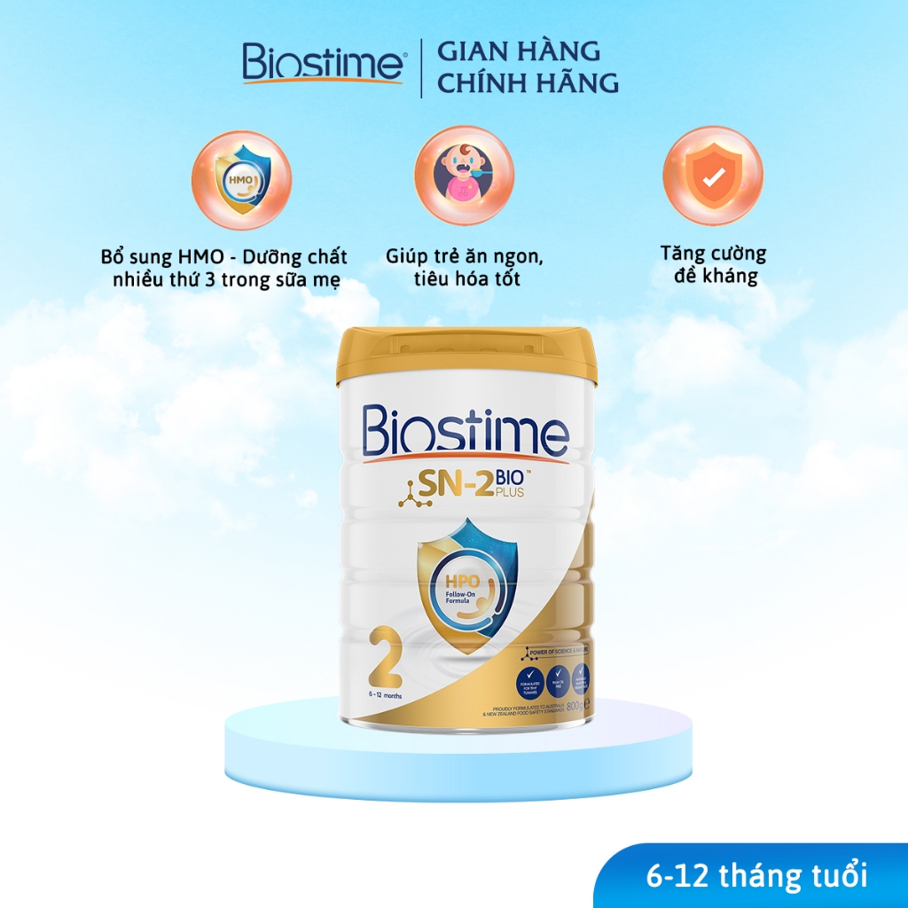 Ảnh Sữa Biostime Bò Organic và Biostime Bò HPO 1