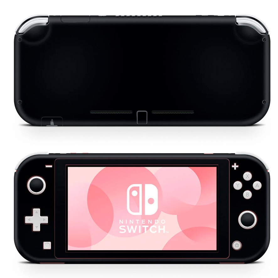 Skin decal dán Nintendo Switch Lite mẫu màu đen (đã cắt sẵn, dễ dán)