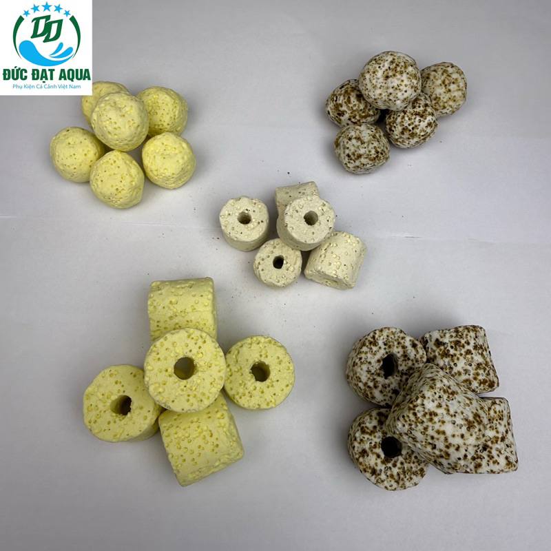 sứ trụ,sứ bi, muối tiêu và vàng. 1kg lọc nước bể cá cảnh 4