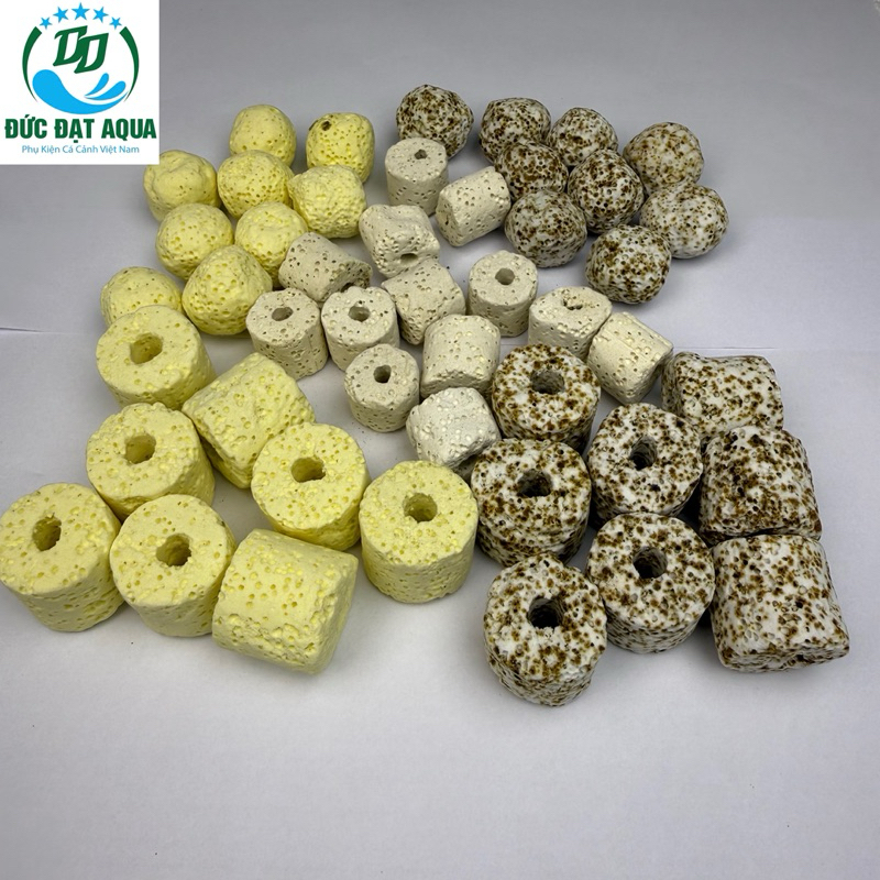 sứ trụ,sứ bi, muối tiêu và vàng. 1kg lọc nước bể cá cảnh 3
