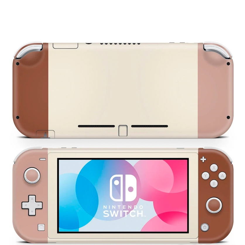 Skin decal dán Nintendo Switch Lite mẫu phối màu retro (đã cắt sẵn, dễ dán)