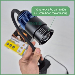 Đèn Rọi Chỉnh Tiêu Cự Coco SD 200 - 3 Chế Độ Màu - Dùng Cho Bể Cá