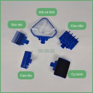 ( Loại Tốt ) Dụng Cụ Vệ Sinh Bể Cá AS 201 - 5 Trong 1 - Dễ Dàng Thao Tác