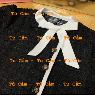 ÁO TWEED ROSE TEA TOP TRẮNG TI NGOAN (NEWTAG)
