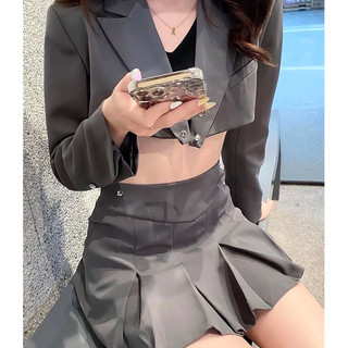 SET KHOÁC VEST CROPTOP SAD MOOD TI NGOAN (NEWTAG)
