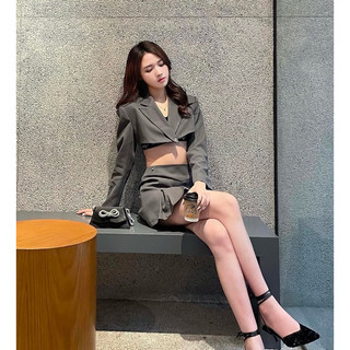 SET KHOÁC VEST CROPTOP SAD MOOD TI NGOAN (NEWTAG)