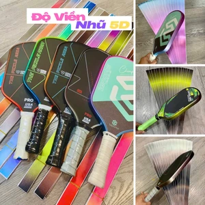 Dán viền vợt Pickleball Nhũ 5D phản quang 16mm 14mm và Crom tráng Gương chất liệu dày dặn siêu đẹpBS