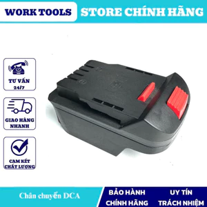 Đế chuyển chân pin dùng cho máy DCA, DONGCHENG, DCK 20V sang pin Phổ thông M21/pin Makita ZH2004