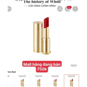 Son dưỡng Wh.oo wine red fullbox