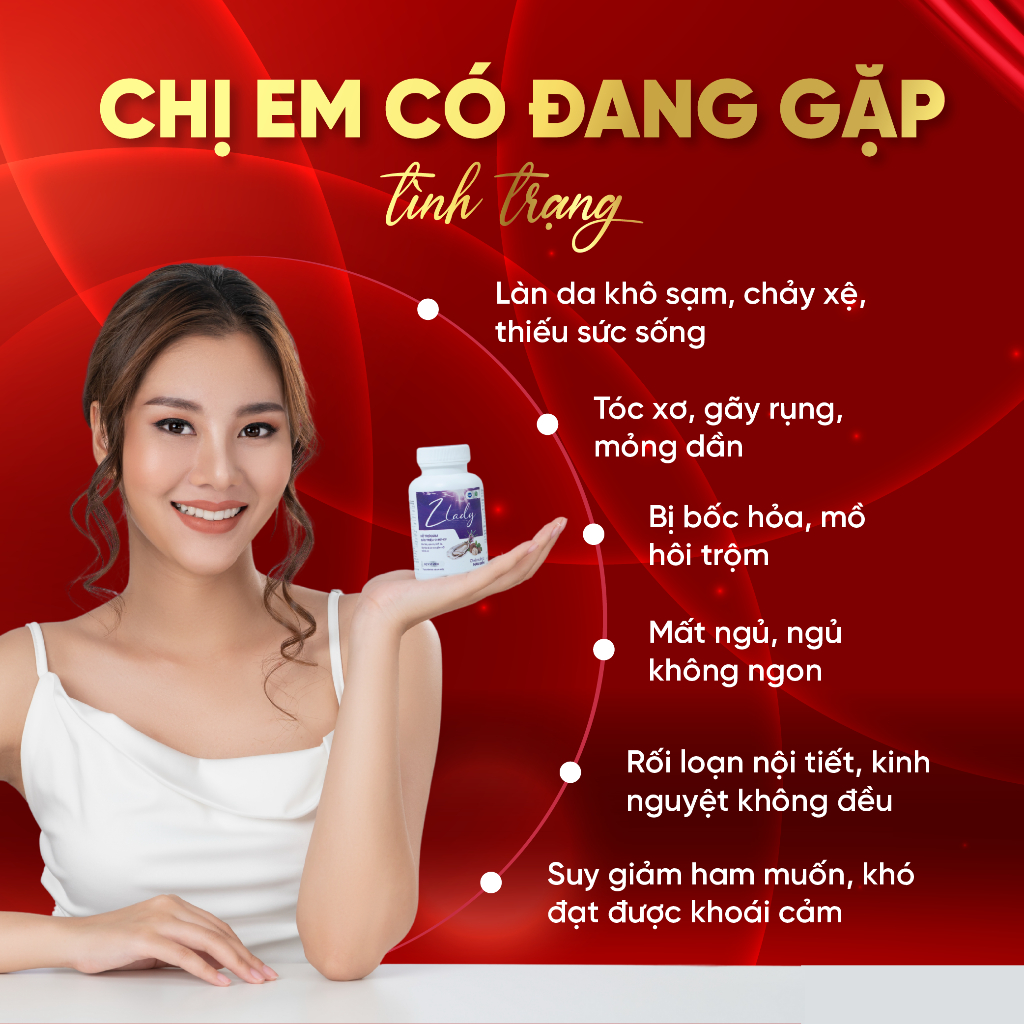 Ảnh Viên uống tăng nội tiết tố nữ, giảm khô hạn, tăng sinh lý nữ, điều hòa kinh nguyệt - Zlady ZLove 3