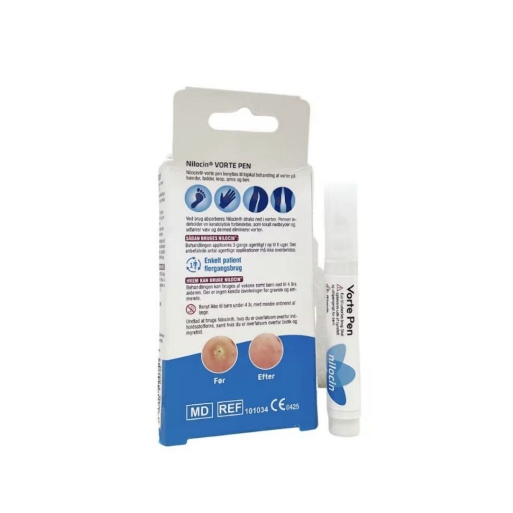 Bút Chấm Mụn Cóc Nilocin Vorte Pen 3ml – Loại Bỏ Mụn Cóc, Mụn Cơm Hiệu Quả, An Toàn
