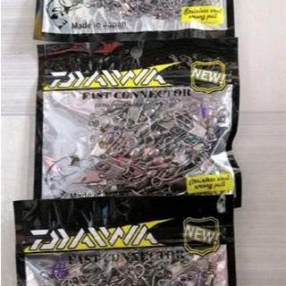 1 bịt khóa câu daiwa 2 vòng số 1/0 2/0 (50 cái)
