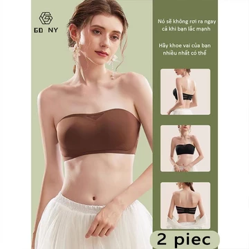 Áo ngực không dây CHỐNG TỤT nâng ngực, Áo lót không dây, Áo lót quây nâng ngực chất su đúc, Áo bra không dây