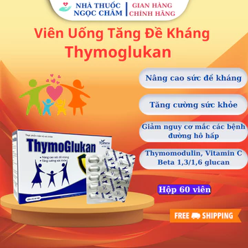 Viên Uống Tăng Đề Kháng - Thymoglukan - tăng đề kháng cho cả nhà Hộp 60v