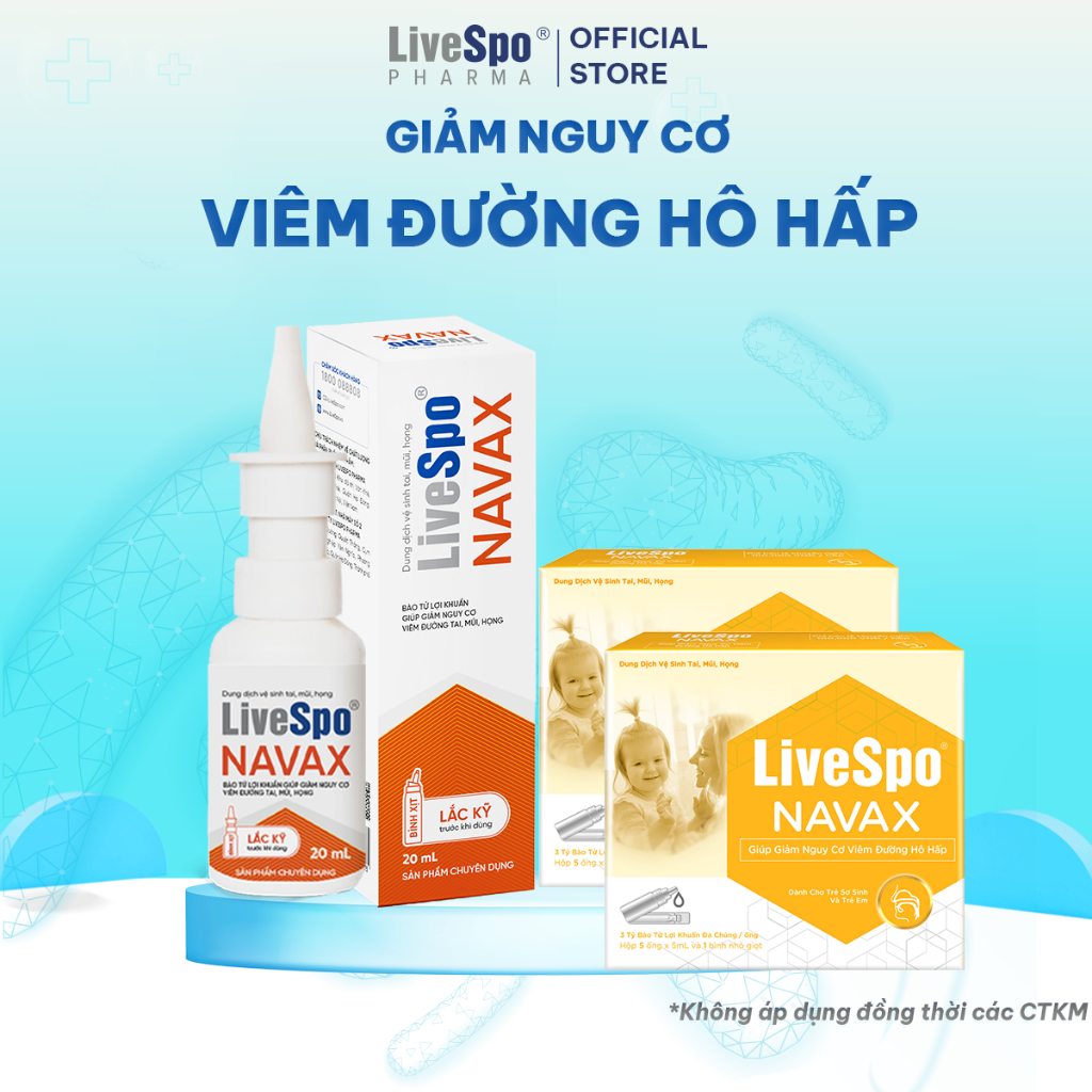 Ảnh Combo 1 Bình xịt Navax 20ml và 2 Navax sơ sinh( 5 ống) giúp giảm viêm mũi, nghẹt mũi, sổ mũi 1