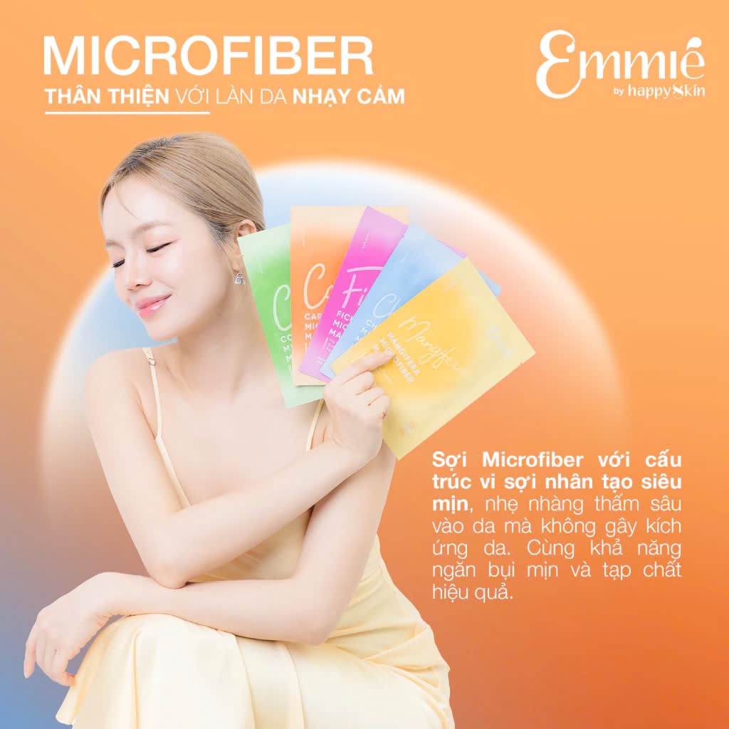 Ảnh COMBO 2 Hộp 10 Bộ Sưu Tập Mặt Nạ Emmié Microfiber Mask 28gx20 2