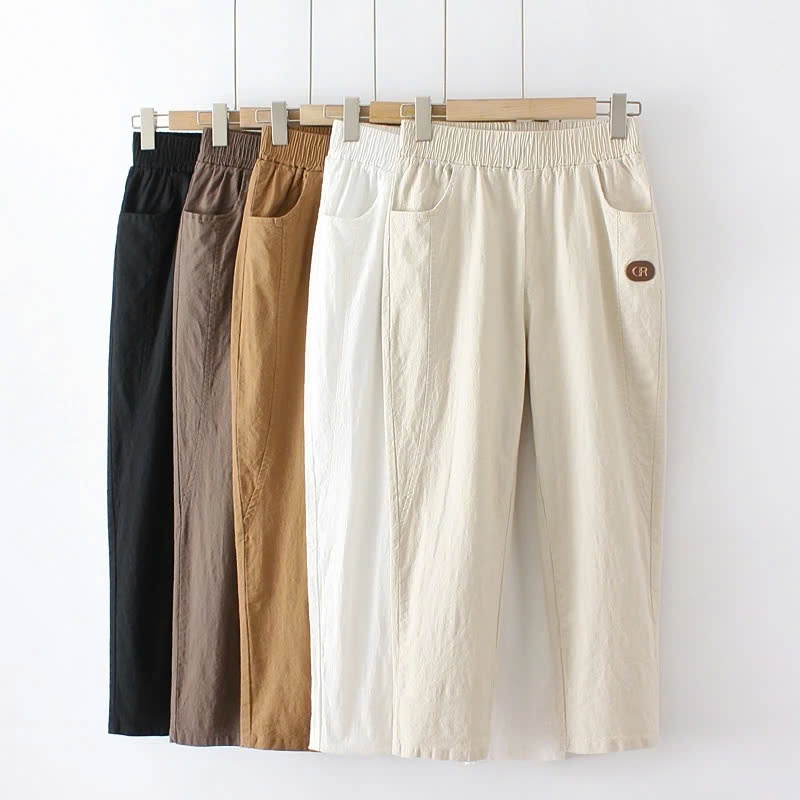 Quần baggy nữ , quần đũi dài lưng thun bigsize phù hợp mọi lứa tuổi mã 40