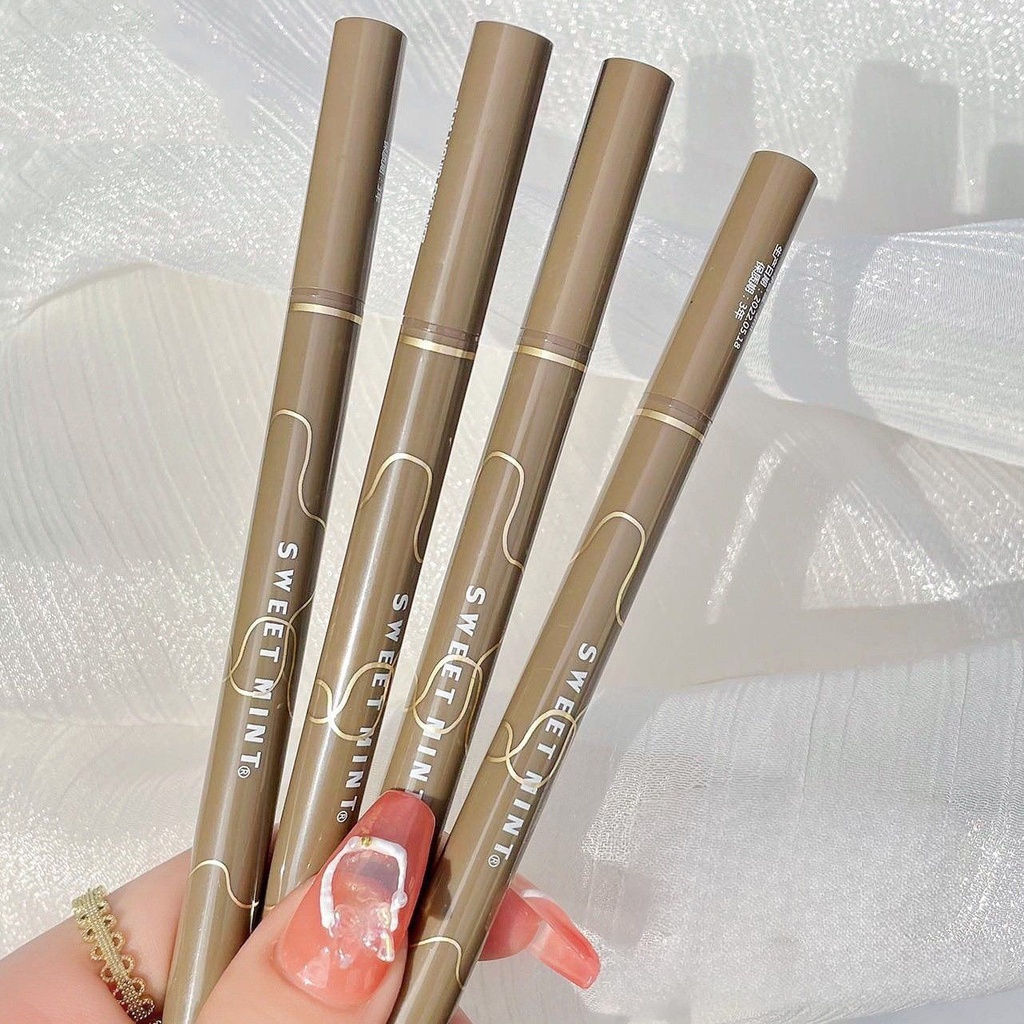 Kẻ Mắt, Bút Kẻ Mắt Siêu Mảnh Sweet Mint 4 Màu Tự Nhiên Không Lem Không Trôi