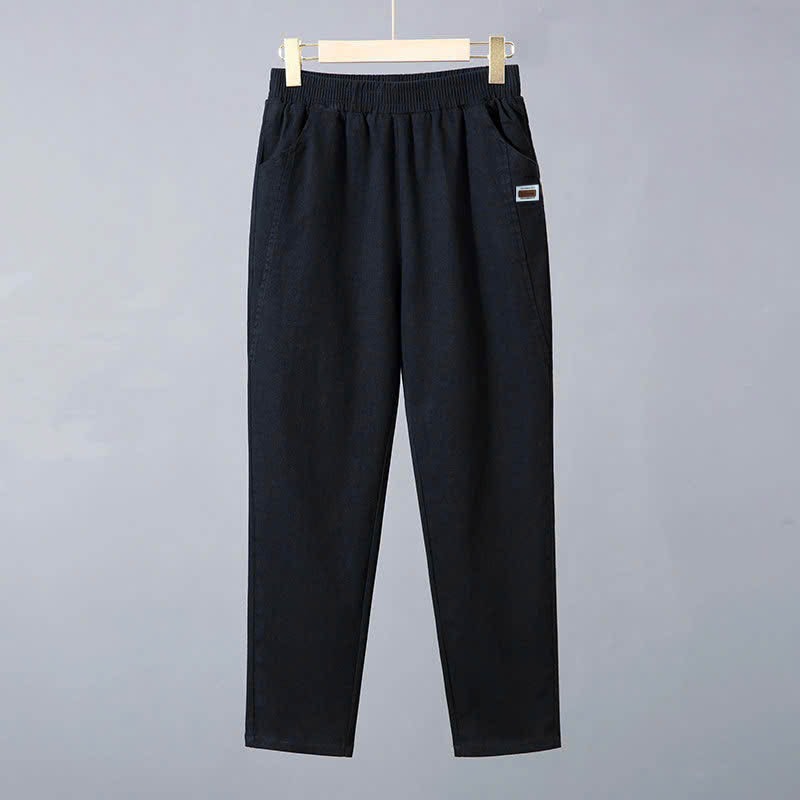 Quần Baggy Nữ In Logo Mẫu Mới Chất Vải Kaki Đẹp Mặc Gọn Gàn Tôn Dáng m80