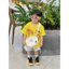 ÁO THUN VÀNG 4 HỌA TIẾT CUTE Form Rộng Boxy 100% Cotton 2C