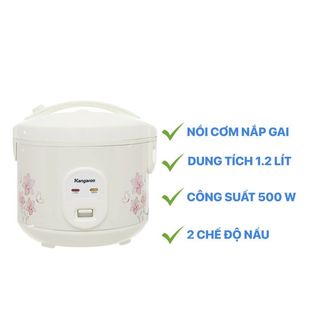 Nồi cơm nắp gài Kangaroo 1.2 lít KG12RC1 phù hợp 2 đến 4 người ăn chính hãng trưng bày Bảo hành 12T