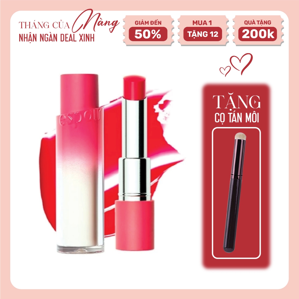 Ảnh [NEW] Son Thỏi Bóng Dưỡng Ẩm Espoir Nowear Lipstick Balming Glow 3gr 1