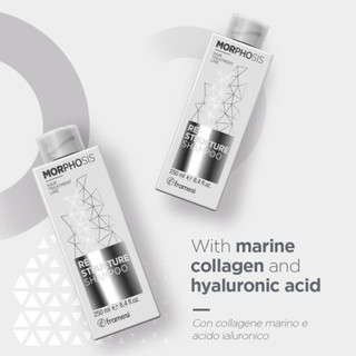 Dầu gội, dầu xả phục hồi và tái tạo cấu trúc tóc dành cho tóc yếu MORPHOSIS Restructure 250ml hàng đầu nước Ý