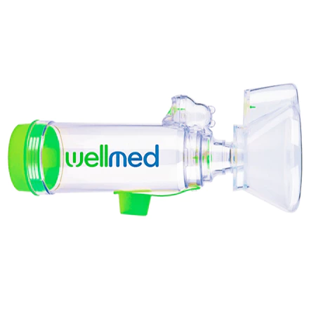 Buồng đệm xông khí dung mũi họng, dụng cụ hít mũi hen suyễn Wellmed DL-08