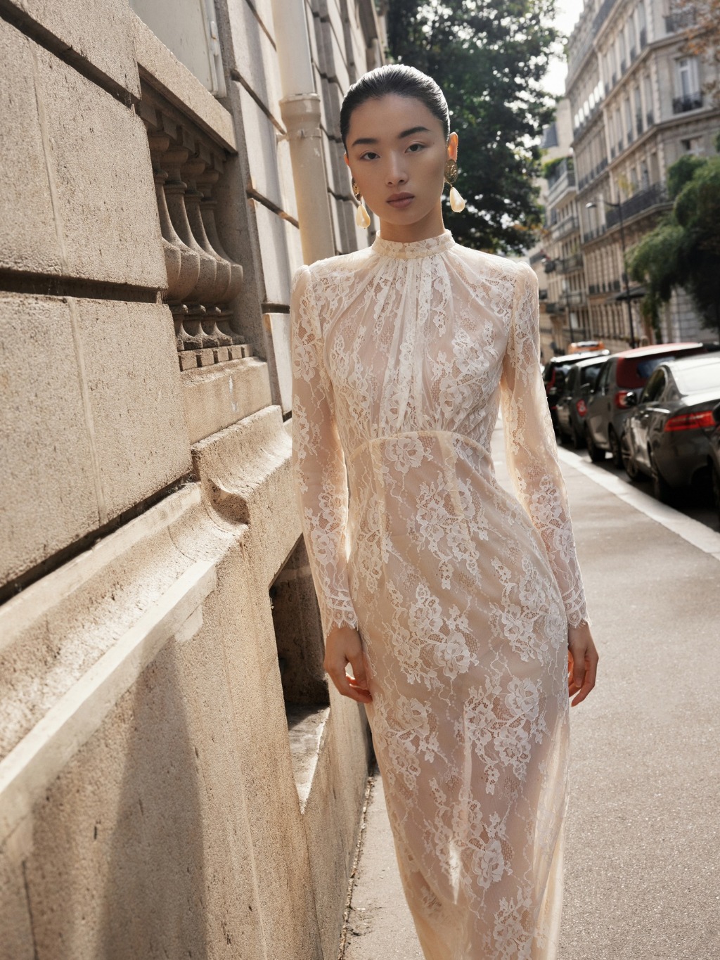 Ảnh Đầm ren dài tay Florence Dress HUONG BOUTIQUE HBV1321 1