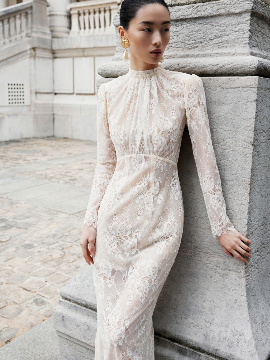 Ảnh Đầm ren dài tay Florence Dress HUONG BOUTIQUE HBV1321 4