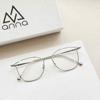 Gọng kính mắt thời trang cao cấp nam nữ ANNA dáng mắt mèo chất liệu kim loại 72835