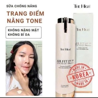 Kem Chống Nắng The High Air Fit Spf50 Pa++++ 50ml .Mẫu Mới