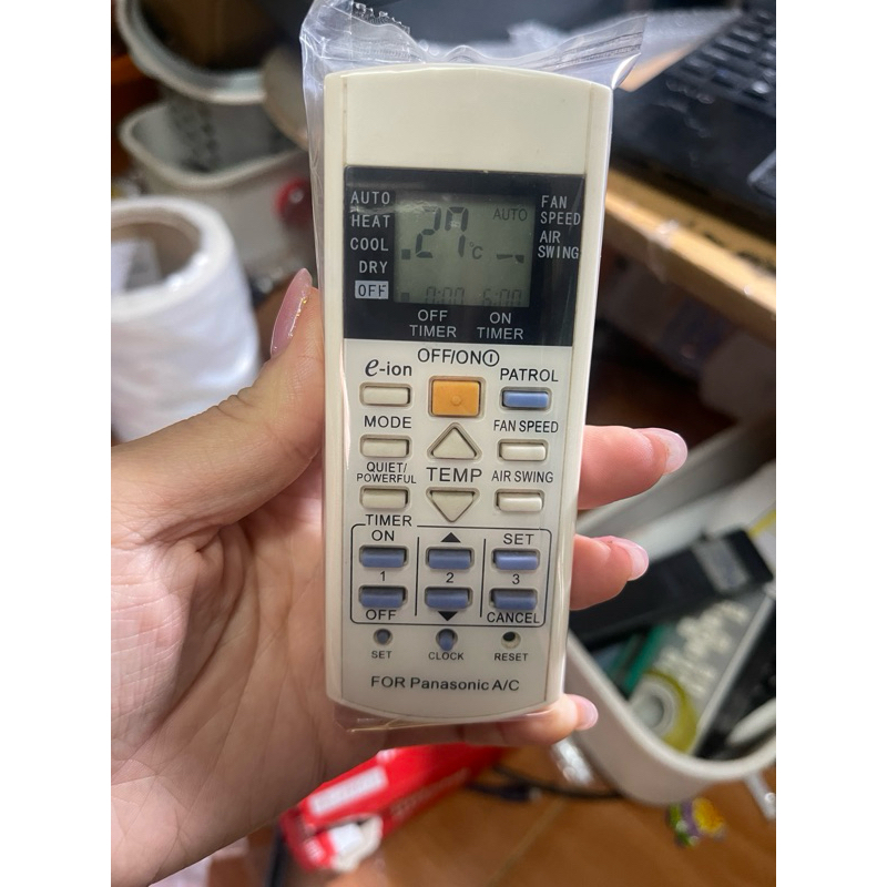 điều khiển điều hòa PANASONIC 2 chiều ZIN MÁY CHÍNH HÃNG | Shopee