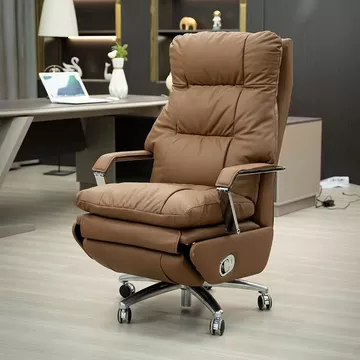 🔥Ghế giám đốc điện, ghế văn phòng bọc da thoải mái, ghế massage ngả lưng, ghế công thái học