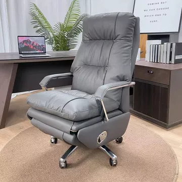 🔥Ghế giám đốc điện, ghế văn phòng bọc da thoải mái, ghế massage ngả lưng, ghế công thái học03