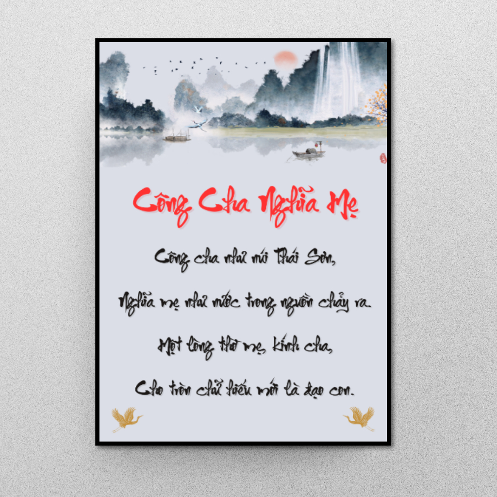 Tranh Tư Tưởng Của Hồ Chí Minh, Nguyễn Phú Trọng - Tranh Gỗ Treo Tường Tráng Gương Khung Composite Decor Góc Làm Việc