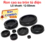 Đệm Cao Su Ron Cao Su Đen - Luồn Dây Tủ Điện 12-50mm, Lắp Đặt Dễ Dàng