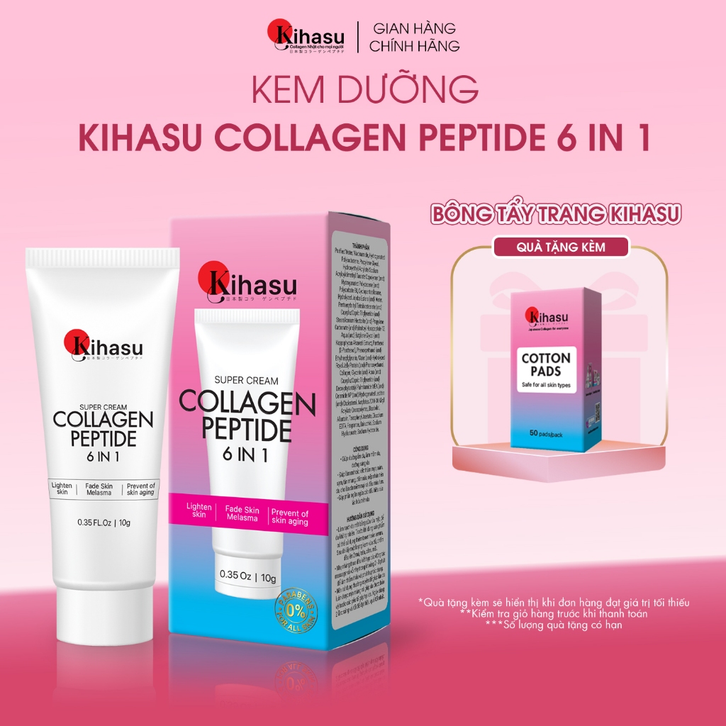 Ảnh Kem Dưỡng Collagen Kihasu Phục Hồi Da Ngày Và Đêm, Dưỡng Ẩm Da Căng Mướt Sáng Khỏe, Ngăn Các Dấu Hiệu Lão Hóa 1