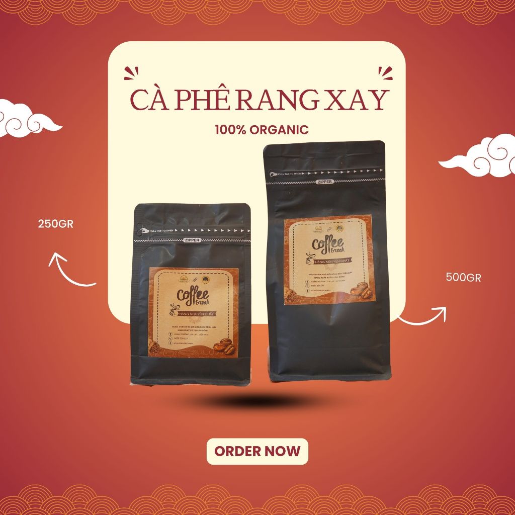Cà Phê Nguyên Chất Lâm Đồng - Minh Tiến Farm - Đặc sản Đà Lạt