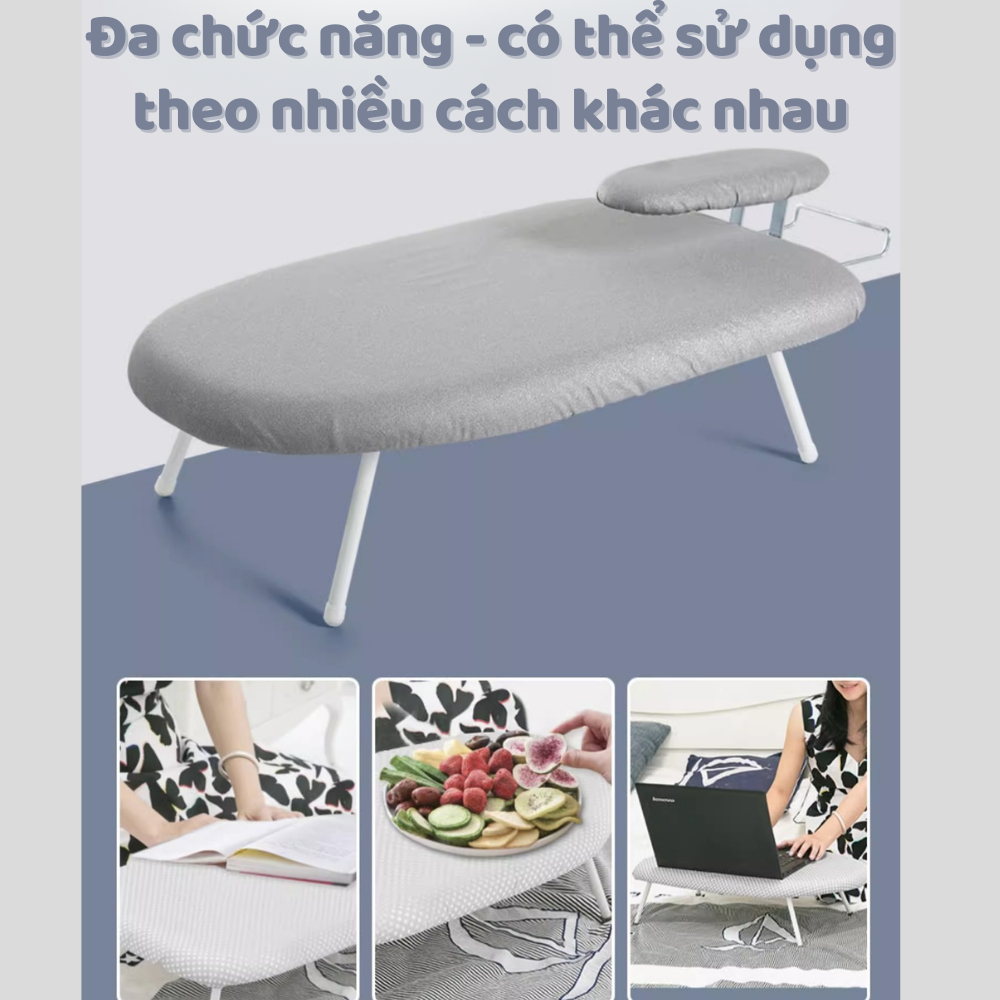 Bàn để ủi quần áo DINO có thể gấp gọn chống bỏng cho gia đình