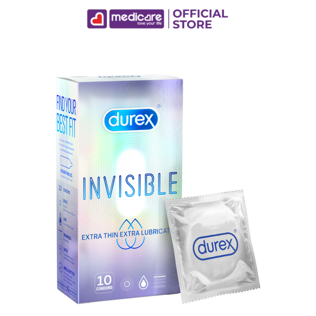 Durex invisible - Giá Tốt, Miễn Phí Vận Chuyển, Đủ Loại | Shopee Việt Nam
