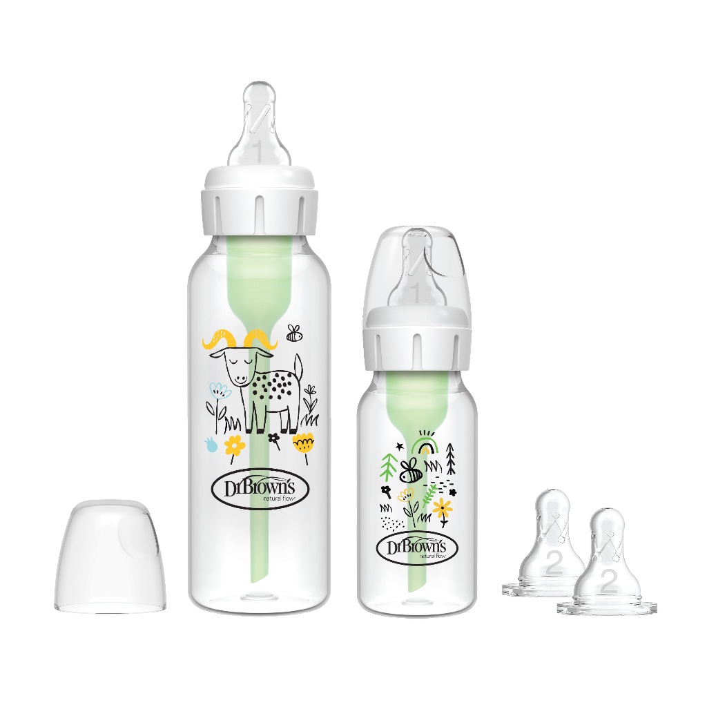 Ảnh Combo 2 bình sữa Dr.Brown's cổ hẹp nhựa PP Option Plus, dung tích 120ml và 250ml-02005 4