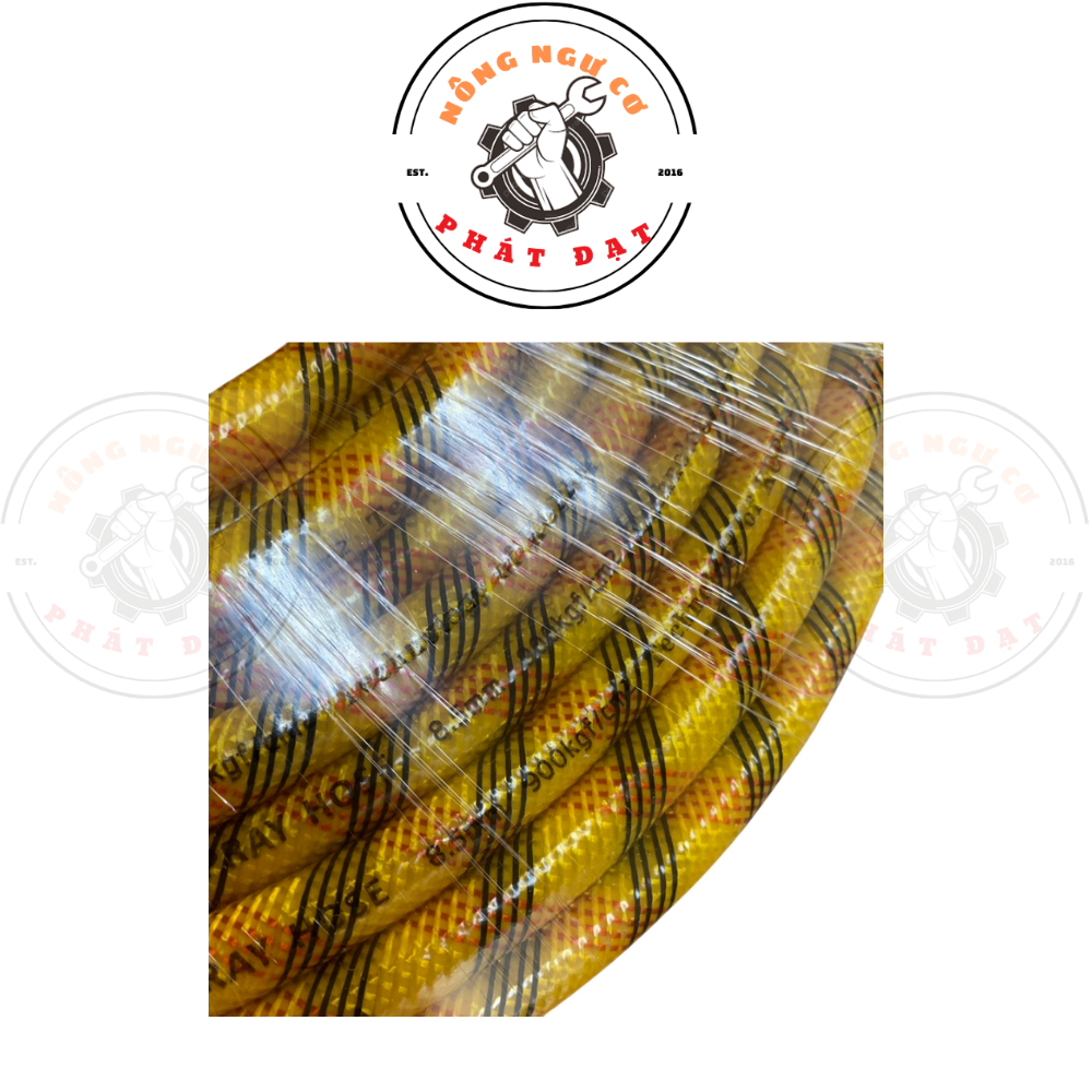 Dây rửa xe cao áp CÁ SẤU Korea, ren trong ren ngoài 14mm, chịu áp cao 900kg, trong 8,5mm ngoài 14mm