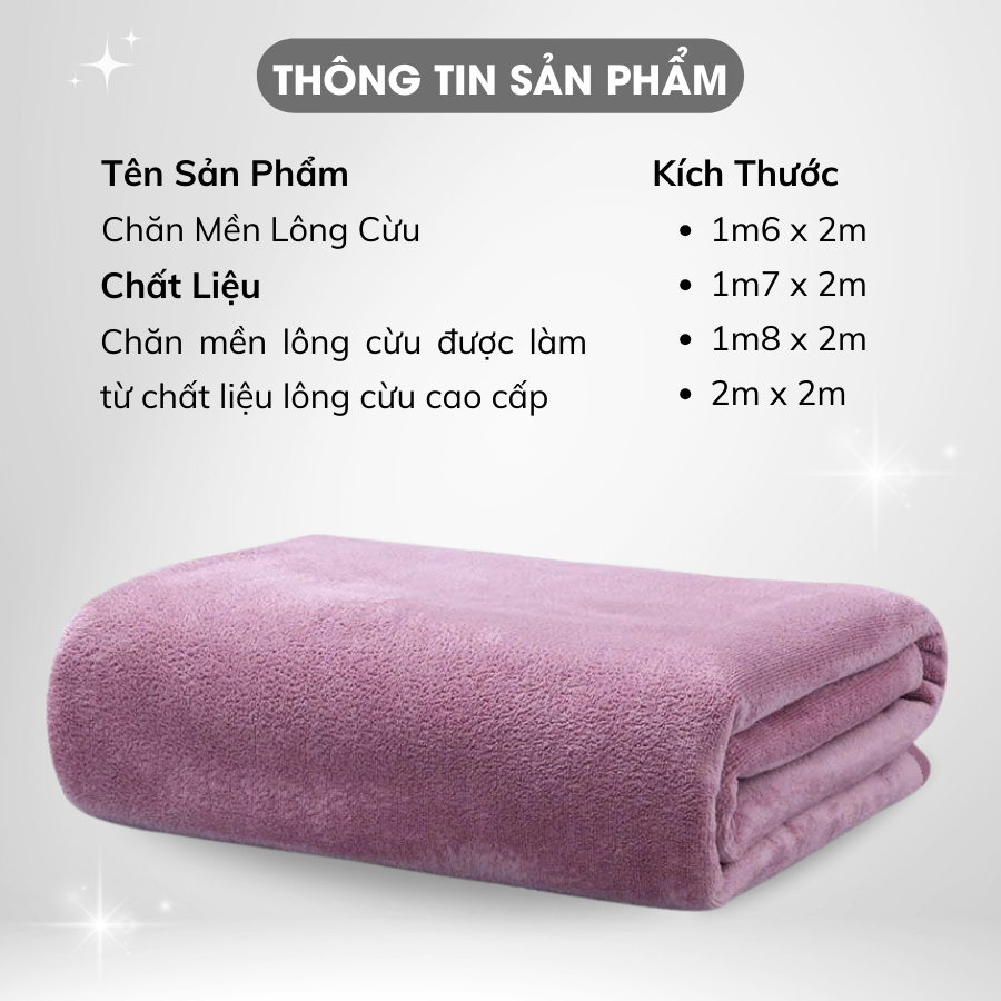 Ảnh Chăn Lông Cừu Siêu Mềm Mịn Ấm Áp Cao Cấp Không Rụng Lông Mền Ngủ Văn Phòng Dùng được Mùa Hè Và Đông 1m6x2m/1m8x2m 2
