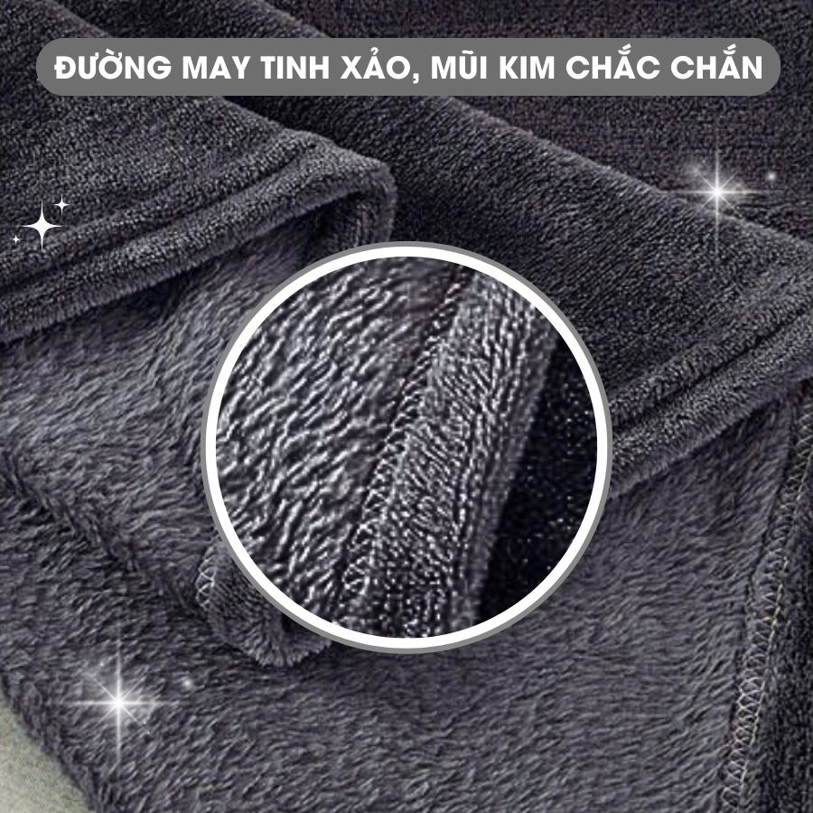 Ảnh Chăn Lông Cừu Siêu Mềm Mịn Ấm Áp Cao Cấp Không Rụng Lông Mền Ngủ Văn Phòng Dùng được Mùa Hè Và Đông 1m6x2m/1m8x2m 4