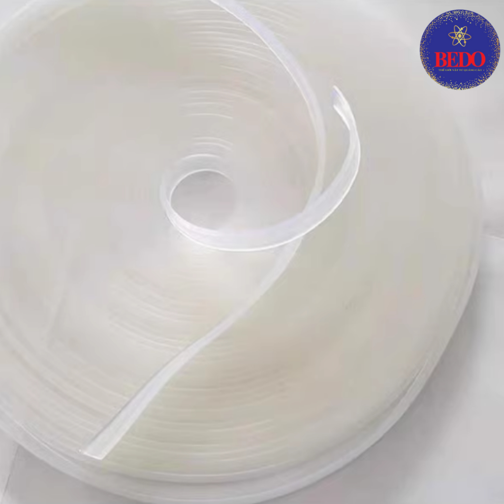 Ron Nhét Bạt BEDO Nhựa PVC 3x11mm 4x11mm Cho Hộp Đèn Không Viền Trần Xuyên Sáng Bền Dẻo