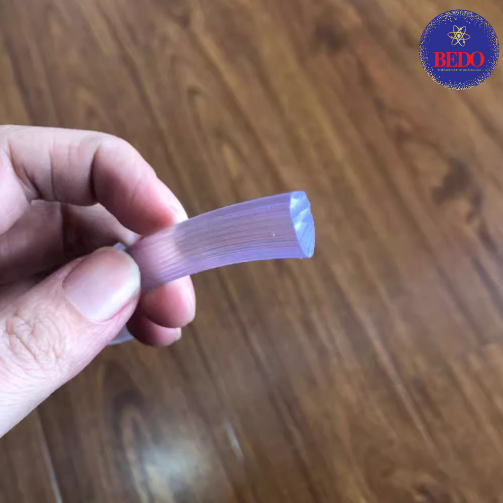 Ron Nhét Bạt BEDO Nhựa PVC 3x11mm 4x11mm Cho Hộp Đèn Không Viền Trần Xuyên Sáng Bền Dẻo