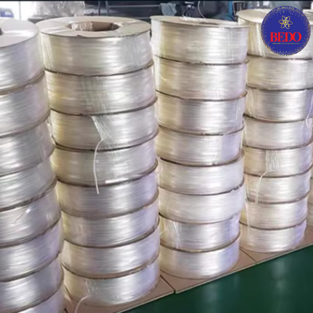 Ron Nhét Bạt BEDO Nhựa PVC 3x11mm 4x11mm Cho Hộp Đèn Không Viền Trần Xuyên Sáng Bền Dẻo